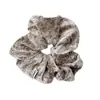 Scrunchie Plissado de Seda Dourada para Outono e Inverno para Mulheres, Elástico de Cabelo de Alta Elasticidade, Faixa de Cabelo de Flor, Corda de Cabelo para Rabo de Cavalo Baixo Acessório de Cabelo
