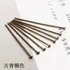Ferramenta de Agulha em T Acessórios para Pulseira Brinco DIY Contas Soltas para Montagem de Joias Acessórios de Agulha Fábrica Atacado em Estoque