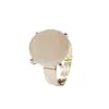 Accesorios Transfronterizos Anillo de Piedra Natural Cruda Piedra Natural Amatista Anillo Chapado en Oro Cristal Irregular Joyería Sencilla
