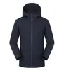 Chaquetas Softshell Personalizadas de Nuevo Estilo para Hombres y Mujeres, Chaquetas de una Sola Capa para Exteriores con Capuchas, Impresión de Texto, Ropa de Abrigo para Otoño e Invierno, Ropa de Trabajo, Impresión de Logos