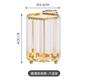 Portalápices de Cristal para Uñas Estilo Europeo Portalápices para Cejas Portamaquillaje de Belleza Portalápices Geométrico Caja de Almacenamiento