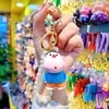 Chaveiro de Resina de Tigre Gordo Desenho Animado Feminino Fofo e Requintado Corrente para Pendurar Celular Cordão de Mão Boneca Chaveiro Pingente de Bolsa