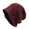 Nuevos estilos de otoño e invierno: Gorros de punto de moda, lisos y desgastados para mujer, con un diseño moderno y fruncido, perfectos para uso casual y fáciles de combinar con cualquier atuendo, proporcionando calidez y un look estiloso