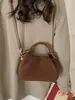 Bolsa Plissada de Design de Nicho Transfronteiriça Moda Nova Bolsa de Mão 2025 Bolsa Transversal Ombro Único Nova Bolsa de Mão Branca