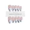 Daiyueda Unhas Vestíveis Puras Feitas à Mão Nova Coleção Outono e Inverno B380 Patch de Manicure Olho de Gato Elegante Esculpido Pintado à Mão Puro