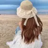 Sombrero Hecho a Mano para Mujer, Sombrero Floral Estilo Pastoral, Estilo Bosque Fresco, Malla de Encaje Francés Sombrilla Sombrero de Sol para Vacaciones