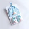 Set de 2 Piezas de Gorro y Calcetines para Bebé, Gorro Infantil Lindo y Adorable, Estilo Dibujo Animado para Niños y Niñas, Tendencia Estilo Coreano