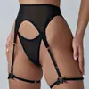 Comercio Exterior Europeo y Americano Más Vendido Ropa Interior Sexy Malla Fruncido Transparente Sexy Cómodo Simple Versátil Conjunto de Tres Piezas en stock