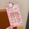 Pegatinas de Uñas Sanrio para Niñas, Arte de Uñas Lindo y Divertido, Piezas de Uñas para Estudiantes, Piezas de Uñas Dulces, Uñas Postizas para Niños