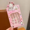 Pegatinas de Uñas Sanrio para Niñas, Arte de Uñas Lindo y Divertido, Piezas de Uñas para Estudiantes, Piezas de Uñas Dulces, Uñas Postizas para Niños