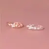 Anillo Cuadrado de Mariposa para Mujer Plata de Ley S925 Anillo para el Dedo Índice Diseño de Nicho Moderno Elegante Lujo Accesible Gama Alta Anillo Abierto