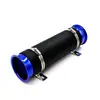 Racing Transfronterizo Modificación Universal 76mm 3 Pulgadas Admisión de Aire Frío Manguera de Refrigeración Flexible Ajustable para Coche
