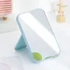 Espejo de maquillaje de escritorio plegable, diseño simple para dormitorios de estudiantes, espejo de tocador grande de alta definición, espejo de princesa