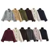 Comercio Exterior Transfronterizo Ropa de Mujer Otoño e Invierno 2025 Estilo Europeo y Americano Cuello Alto Manga Larga Un Solo Botón Abrigo de Lana para Mujer F612107