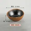 Vajilla Estilo Rústico Imitación Porcelana Melamina, Tazón para Hielo Seco de Tripa, Plato Rectangular para Carne de Res, Plato de Forma Especial para Tripa, Exclusivo para Restaurantes de Hot Pot