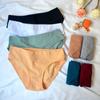 Dropshipping Frete Grátis Roupa Íntima Feminina Algodão Puro Tamanho Grande Cintura Média Calcinhas Femininas Transfronteiriça Algodão Puro Roupa Íntima Feminina Atacado