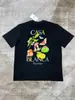 Camiseta de Algodão Puro 230g com Estampa Digital Casa Levemente Luxuosa, Pesada e Amiga da Pele para Vendas Transfronteiriças de E-commerce Independente, Manga Curta