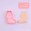 Molde de impresión de serie de emojis, patrones de emojis divertidos, varios diseños, molde 3D para galletas, diversión con arcilla de simulación DIY