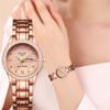 Reloj de moda para damas de internet explosivo con incrustaciones de diamantes, reloj de cuarzo con calendario resistente al agua, reloj casual de negocios para mujeres, fabricantes directos