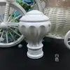 Haste de cortina de janela de cintura pequena cabeça decorativa cabeça de haste romana plugue de cabeça plugue de cabeça vedação de abertura cabeça de haste acessórios de cortina materiais auxiliares cabeça de moldagem por sopro