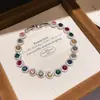 Pulsera Extraíble Ovalada de Circonita, Retro, Personalizada, Moderna, Exquisita, Elegante Pulsera, Lujo Ligero, Joyería de Gama Alta para Mujeres
