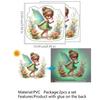 Pegatinas Luminosas de Elfo de Dibujos Animados Fluorescentes, Estrella Mariposa, Pegatinas para Interruptor de Dormitorio, Decoración de Fondo, Pegatinas de Pared Autoadhesivas para Uso Doméstico