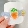 Cuerda de Cuentas Estilo Coreano para Niñas Lazo para el Cabello de Niña Anillo para el Cabello de Gusano Pequeño de Fruta de Dibujos Animados Accesorios para el Cabello de Flor para Moño de Bola de Niña