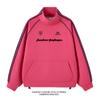 Moletom Funcional Avançado com Gola Alta Masculino Forrado com Fleece Outono e Inverno Tamanho Grande Algodão Veludo Raposa Prateada Pesado Solto Top Base
