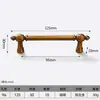 Venda Direta de Fábrica Maçaneta de Porta de Armário Francesa Nórdica Moderna Simples Luxo Leve Armário Gaveta de Armário Maçaneta de Hardware de Furo Único
