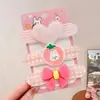 Parche de Flequillo de Dibujos Animados Pinza para el Cabello para Niñas, Accesorio para el Cabello que No Daña el Cabello, Cinta Mágica Accesorio para Cabello de Bebé