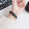 Adequado para Apple 5678910 Sete Pulseira de Relógio de Metal Cintura Pequena Samsung Huawei Fit4 Xiaomi Pulseira de Aço Inoxidável