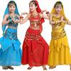 Traje de baile para niños, traje de baile indio, danza étnica de Xinjiang, falda de Phnom Penh para danza del vientre para niños, traje de actuación