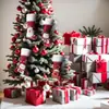 Decoraciones Navideñas Nuevas y Calientes Transfronterizas Calcetines Navideños Bordados Bolsa de Regalo Colgante de Decoración Navideña Venta al por Mayor