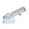 Base de Mástil de Bandera Inclinada, Base Fija de Mástil de Acero Inoxidable, Soporte para Mástil Telescópico, Luz para Bandera, Accesorios de Aleación de Aluminio