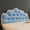 Almohada de cabecera de alta calidad, respaldo grande, estilo europeo, bolsa grande suave, protección para la parte superior del cuello para cama doble, almohada protectora para la cintura, cojín de respaldo para sofá