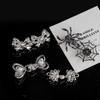 Novedad Hebilla de Cinturón de Telaraña Botón Metálico Botón Desmontable sin Clavo Modificador de Talla de Cintura de Pantalones Artefacto para Apretar la Cintura