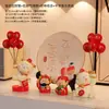 Decoración Creativa de Gato de la Suerte con Globos para Entrada Zapatero Sala de Estar Decoración del Hogar Regalo de Inauguración