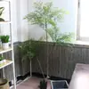 Plantas Verdes Simuladas Bambu Nandina Ecológico Pe Móveis para Casa Plantas Nandina em Vasos Paisagismo Plantas Simuladas Árvores Artificiais