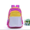 Mochila Escolar Lisa para Transferência de Calor para Impressão de Fotos, Mochila Escolar Infantil, Mochila para Aluno do Ensino Fundamental, Suprimentos de Sublimação Personalizados DIY