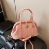 Bolso Dumpling de Verano para Mujer 2025 Nuevo Diseño Nicho Moda Casual Simple Bandolera Silla de Montar