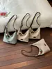 Bolsa Preguiçosa Estilo Coreano para Mulheres Verão 2026 Tecida Vazada Grande Capacidade Bolsa de Ombro Bolsa Tote para o Trabalho Bolsa de Praia para Férias