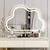 Tocador espejo de nube espejo de maquillaje grande espejo de pared espejo de baño para apartamento pequeño sala de maquillaje espejo inteligente con luz hogar