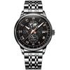 Reloj de cuarzo para hombre, resistente al agua, con calendario luminoso, modelo Boda berenjena, generación TikTok AliExpress.
