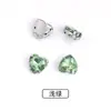 Rhinestones de Garras Populares Mais Vendidos Rhinestones de Vidro Materiais Manuais para DIY Vestido de Casamento Rhinestones de Garras de Coração Costurados à Mão com Furos