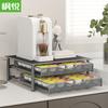 Fengyue Moderno Simples Dupla Camada Porta-Cápsulas de Café Doméstico Gaveta Artefato de Armazenamento de Cápsulas Dolce Gusto