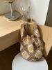 Misawa Amazon Transfronterizo Gran Capacidad Hecho a Mano Tejido Bolsa Nicho Bandolera Bolsa de Paja Tejida Flor Vacaciones
