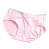 Ropa interior para embarazadas, pantalones cortos transpirables de encaje, talla grande, cintura baja, color liso