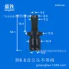 Conector rápido auto-travante macho e fêmea com válvula plugue rápido plugue de discagem direta plugue para painel válvula de retenção unidirecional