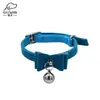 Collar para Mascotas con Lazo Pequeño y Cascabel, Collar de Terciopelo de Alta Gama para Gatos y Perros Pequeños, Suministros para Mascotas