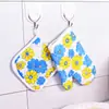 Guantes para Horno de Microondas, Aislantes del Calor para el Hogar, Antiescaldaduras, Resistentes a Altas Temperaturas, Equipo Protector para Hornear en Horno de Cocina, Base Aislante del Calor, Juego de Dos Piezas